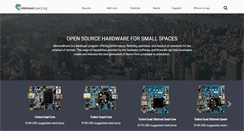 Desktop Screenshot of minnowboard.org